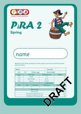 Cover of Progress in Reading Assessment Test 2, Spring Pk10