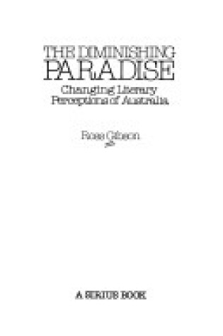 Cover of The Diminishing Paradise