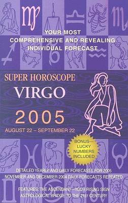 Book cover for Virgo (Super Horoscopes 2005)