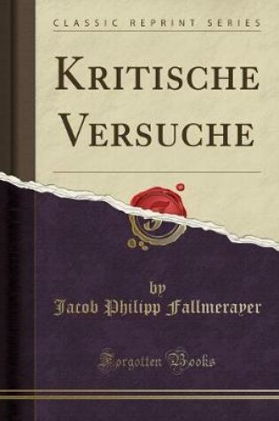 Cover of Kritische Versuche (Classic Reprint)