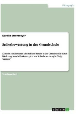 Cover of Selbstbewertung in der Grundschule