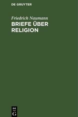 Cover of Briefe UEber Religion