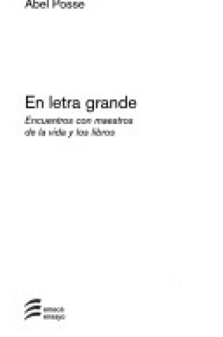 Cover of En Letra Grande