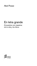 Book cover for En Letra Grande