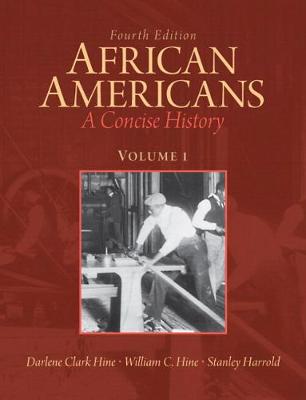 Book cover for African Americans, A Concise History Volume 1 (2-downloads)