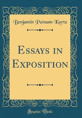 Book cover for Essays in Exposition (Classic Reprint)