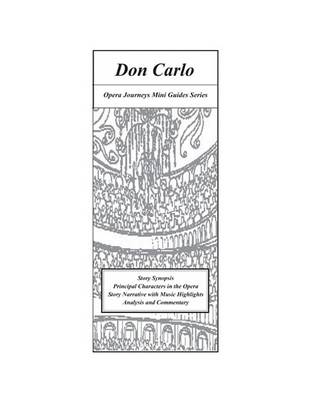 Book cover for Verdi's Don Carlo / Opera Journeys Mini Guide Series