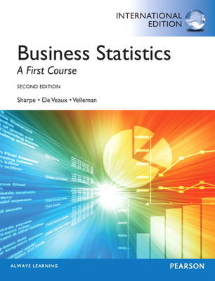 Book cover for Business Statistics, plus MyStatLab with Pearson eText