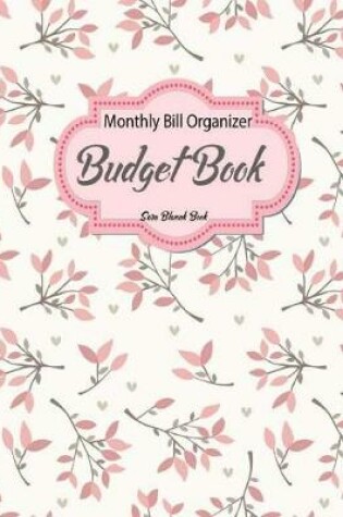 Cover of Budget Book Monthly Bill Organizer