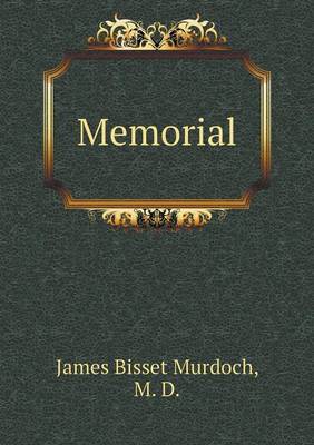 Book cover for Memorial