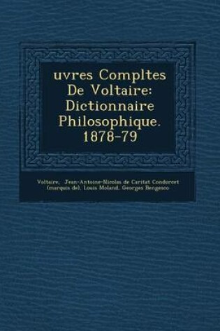 Cover of Uvres Completes de Voltaire