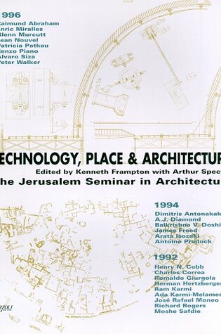 Cover of Technology, Place and Architecture