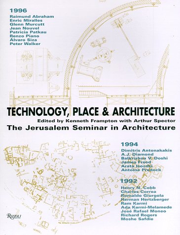 Book cover for Technology, Place and Architecture