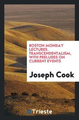 Book cover for Transcendentalism, with Preludes on Current Events