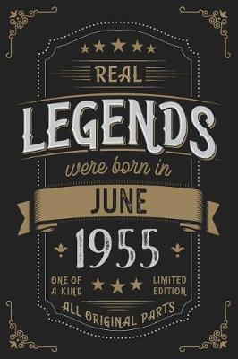 Book cover for Real Legends were born in June 1955