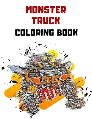 Book cover for Monster Truck Coloring Book