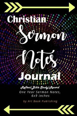 Book cover for Christian Sermon Notes Journal