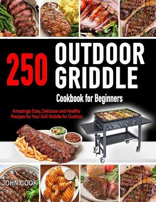 Book cover for Outdoor Griddle Cookbook for Beginners