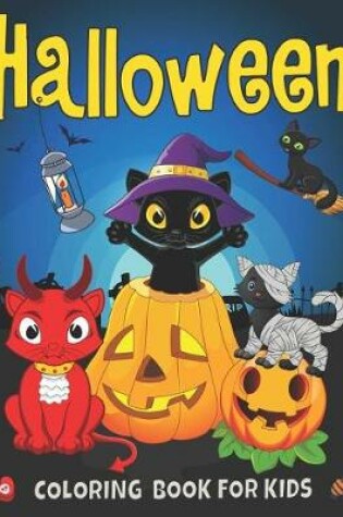 Cover of Halloween Coloring Book for Kids