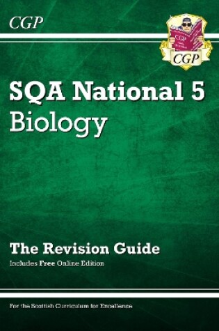 Cover of National 5 Biology: SQA Revision Guide with Online Edition