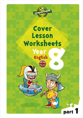 Book cover for Cover Lesson Worksheets - Year 8 English Part 1