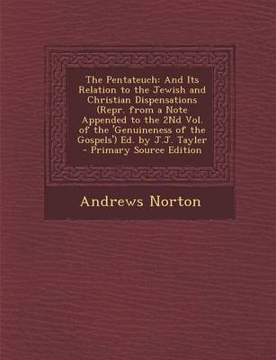 Book cover for The Pentateuch