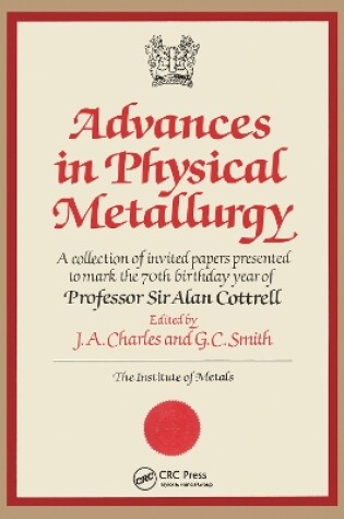Cover of Advances in Physical Metallurgy