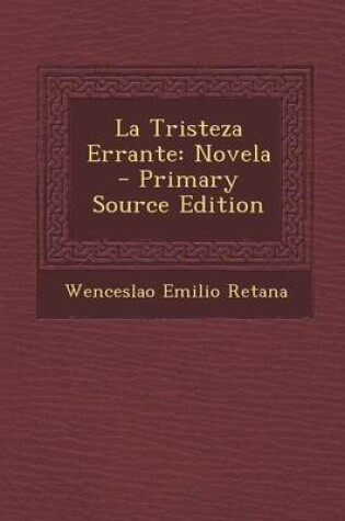 Cover of La Tristeza Errante