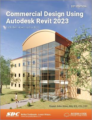 Book cover for Commercial Design Using Autodesk Revit 2023