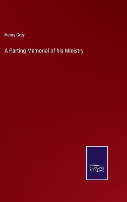 Book cover for A Parting Memorial of his Ministry