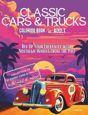 Cover of Classic Cars & Trucks Coloring Book