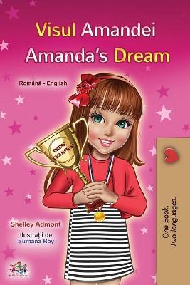 Book cover for Amanda's Dream (Romanian English Bilingual Children's Book)