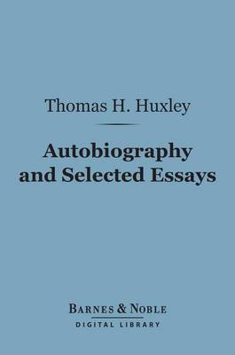 Cover of Autobiography and Selected Essays (Barnes & Noble Digital Library)