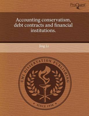 Book cover for Accounting Conservatism
