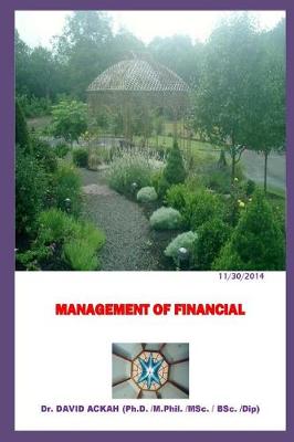 Book cover for Management of Finance