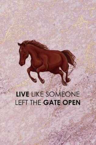 Cover of Live Like Someone Left The Gate Open