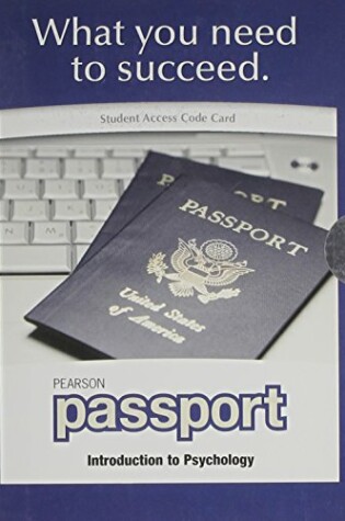 Cover of Pearson Passport -- Valuepack Access Card -- for Psychology