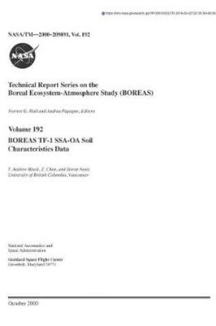 Cover of Boreas Tf-1 Ssa-OA Soil Characteristics Data