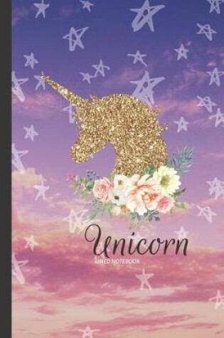 Cover of Unicorn Lined Notebook