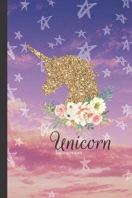 Book cover for Unicorn Lined Notebook