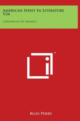 Cover of American Spirit In Literature V34