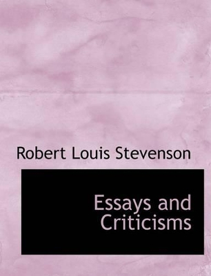 Book cover for Essays and Criticisms