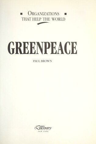 Cover of Greenpeace