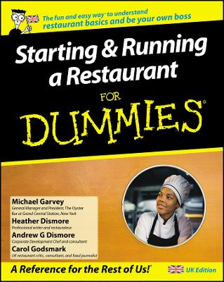 Book cover for Starting and Running a Restaurant For Dummies, UK Edition