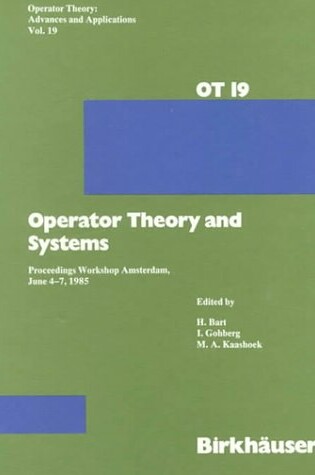 Cover of Operator Theory and Systems