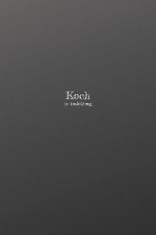 Cover of Koch in Ausbildung