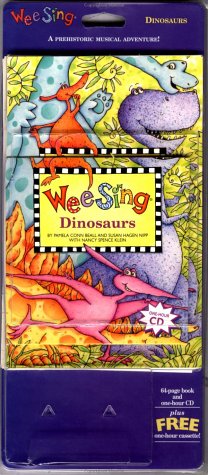 Book cover for Wee Sing Dinosaurs Book and CD (Reissue)