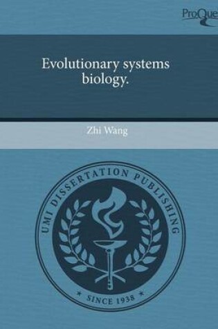 Cover of Evolutionary Systems Biology