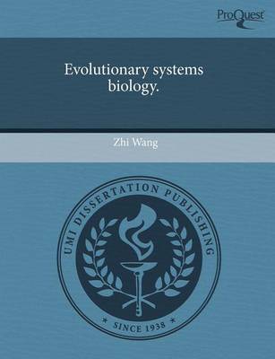 Book cover for Evolutionary Systems Biology