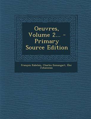 Book cover for Oeuvres, Volume 2... - Primary Source Edition